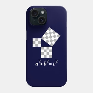 Pythagorean Theorem Graphic Math And Geometry Phone Case