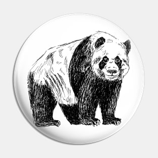 Panda Print Pin