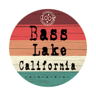 Bass Lake California retro T-Shirt