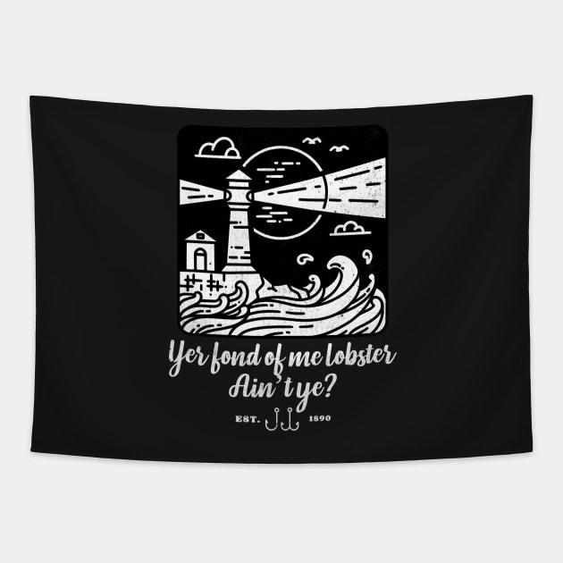 Yer fond of me lobster aint' ye? Tapestry by Popstarbowser