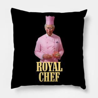 Royal Baker - funny King Charles Design Pillow