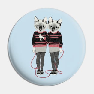 Siamese Twins Pin