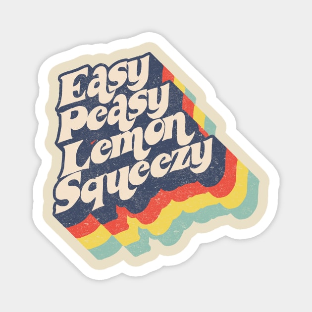 easy peasy lemon squ Magnet by BOEC Gear