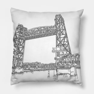 Rotterdam bridge Pillow