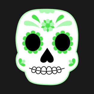 Green Sugar Skull T-Shirt