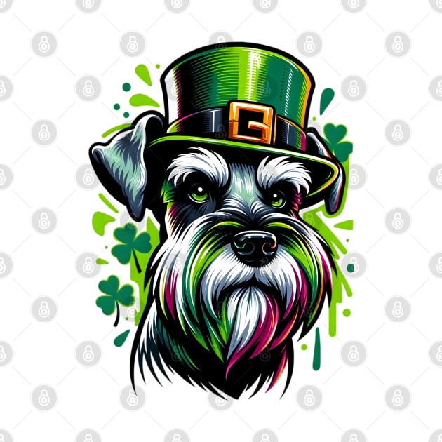 Standard Schnauzer's Joyful St Patrick's Day Celebration by ArtRUs