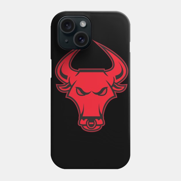 The Red Bull Phone Case by Joebarondesign