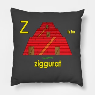 Z is for ziggurat Pillow