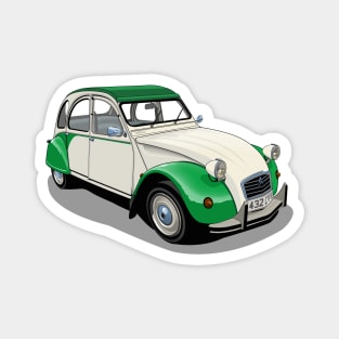 Citroen 2CV Dolly in Green Magnet