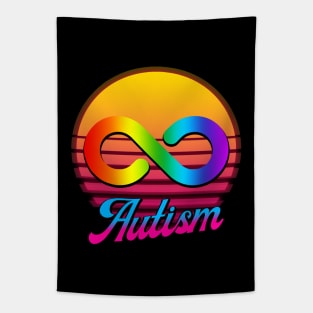 Retro Autism Tapestry