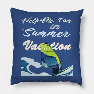 Help me I am in summer vacation. Pillow