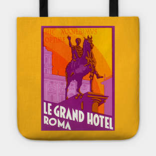 Vintage Travel Poster, Le Grand Hotel Tote