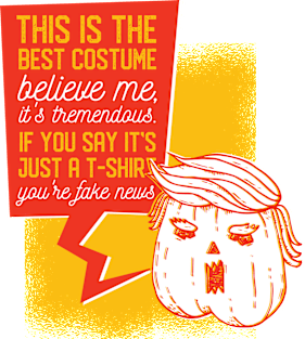 Trump Halloween Costume Magnet