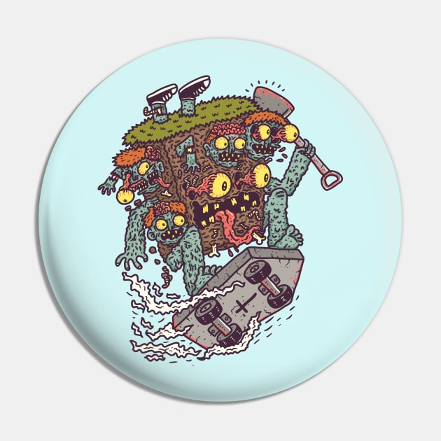 Graveyard Monster Pin by hex