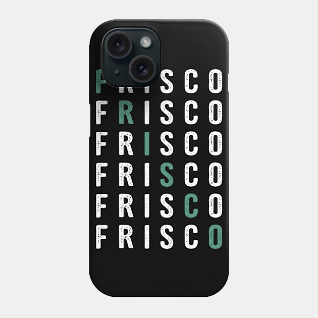 Retro Frisco Texas Phone Case by JKFDesigns