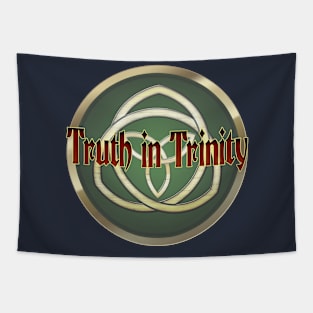 Truth in Trinity Matthew 3:16-17 Front and Back Tapestry