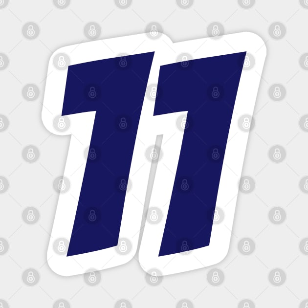 Sergio Perez 11 - Driver Number Magnet by GreazyL