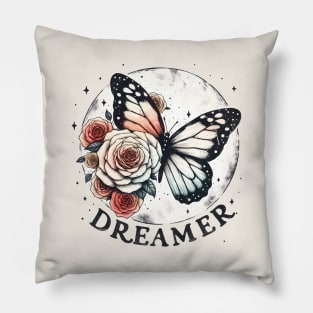 Dreamer Butterfly Pillow