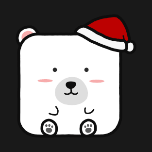 Funny Square Bear Christmas T-Shirt