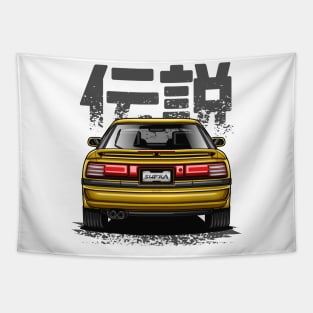 JDM Legend Supra MK-3 (Yellow Canary) Tapestry