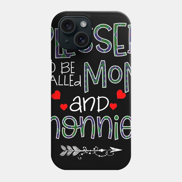 Blessed To be called Mom and nonnie Phone Case by Barnard