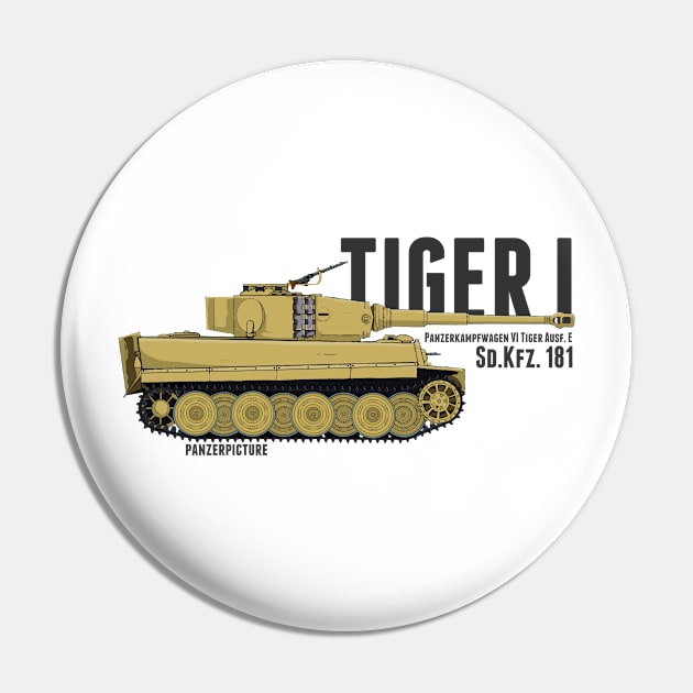 Tiger I Late Pin by Panzerpicture