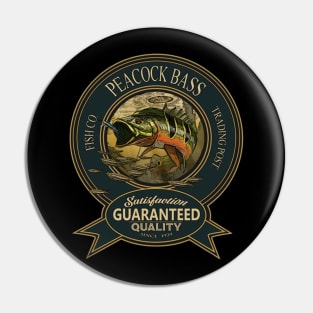 Vintage Bass Lake Pin