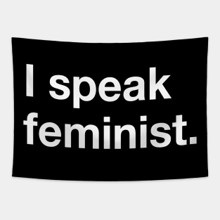 I speak feminist Tapestry