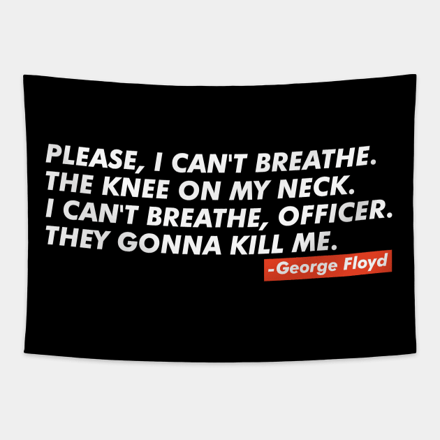 Justice for George Floyd Tapestry by VanTees