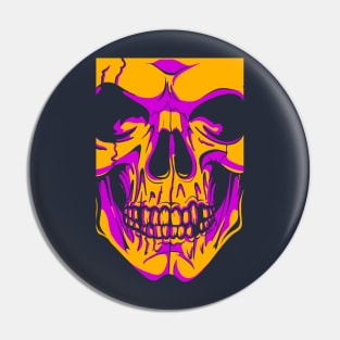 Halloween Skull Pin