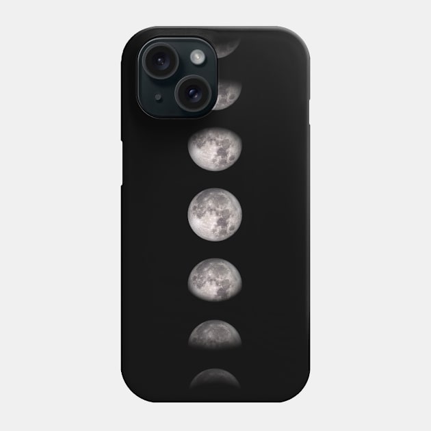 Moon Phases Vertical Phone Case by tortagialla