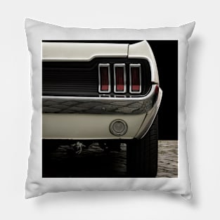 Classic Car Mustang Pillow