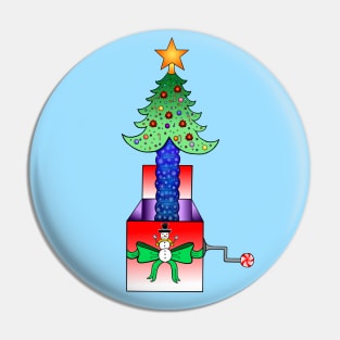 Christmas Tree Whimsical Toy Pin