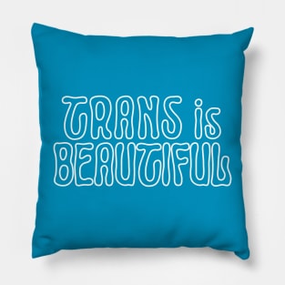 Transgender is Beautiful Pillow