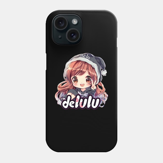 Delulu Anime Girl Phone Case by MaystarUniverse