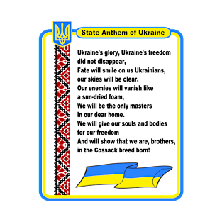 National State Anthem of Ukraine T-Shirt