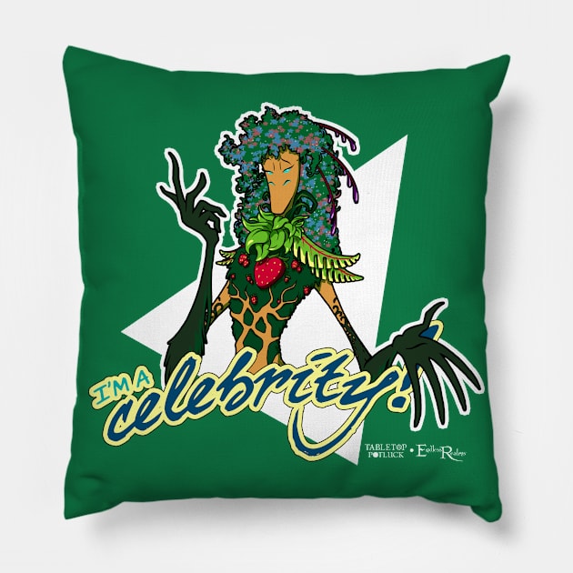 Endless Realms- Celebrity Yakshi Pillow by Tabletop Potluck