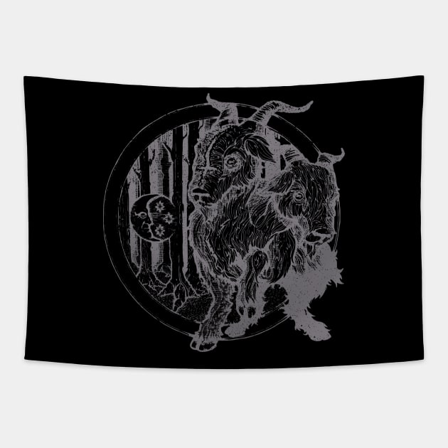 Goat Tapestry by Goat Lord