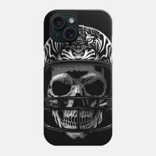 Skull american football Phone Case