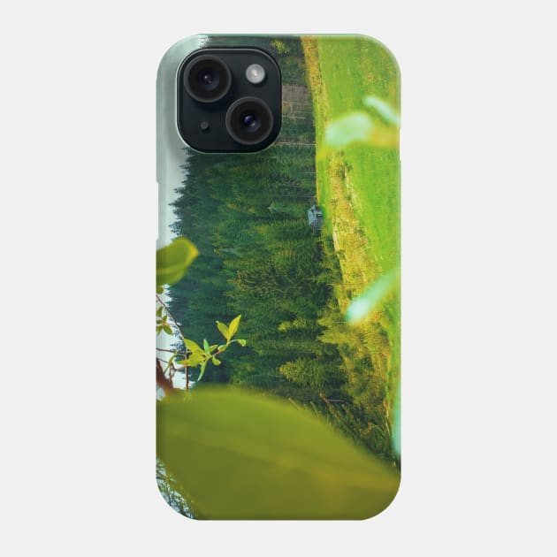 cottage in the woods Phone Case by psychoshadow