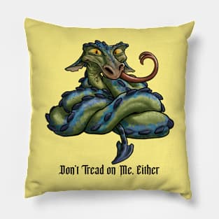 Don't Tread on Me, Either (ver.2) Pillow