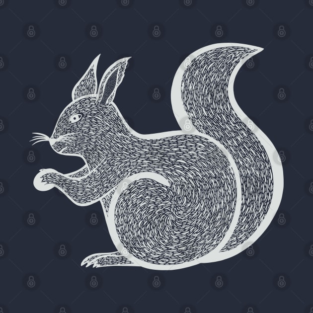 Cute Red Squirrel Design by Green Paladin