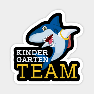 Shark Kindergarten Team Back To School Teacher Student Magnet