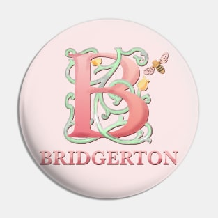 Vintage Bridgerton Monogram Lettering with a Bee Pin