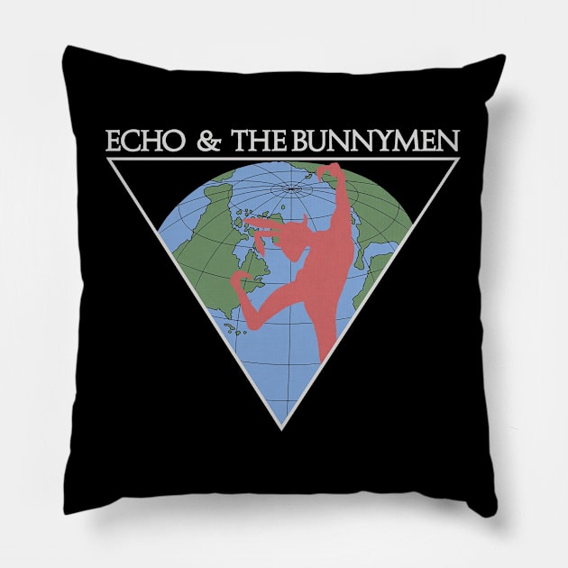 Echo & The Bunnymen Pillow by marosh artjze