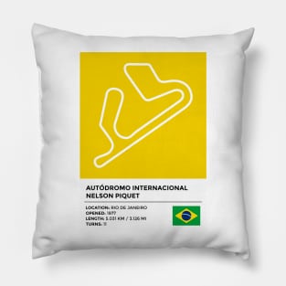 Autodromo Internacional Nelson Piquet [info] Pillow