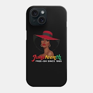 Juneteenth - FREE-ISH SINCE 1865-Celebrating Freedom Day 1865 Phone Case