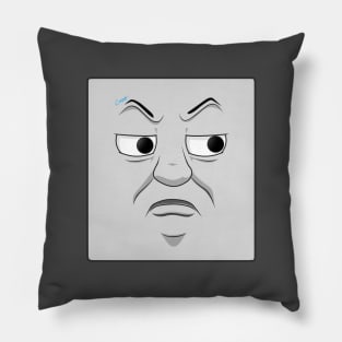 Diesel annoyed face Pillow