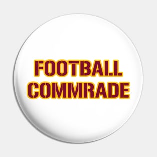 Football Commrade - White 1 Pin