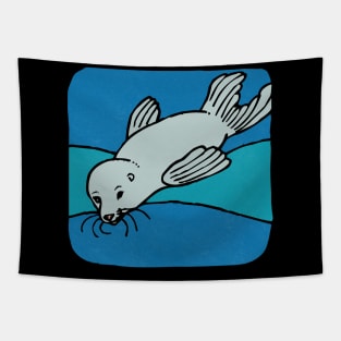 Cute Seal Tapestry